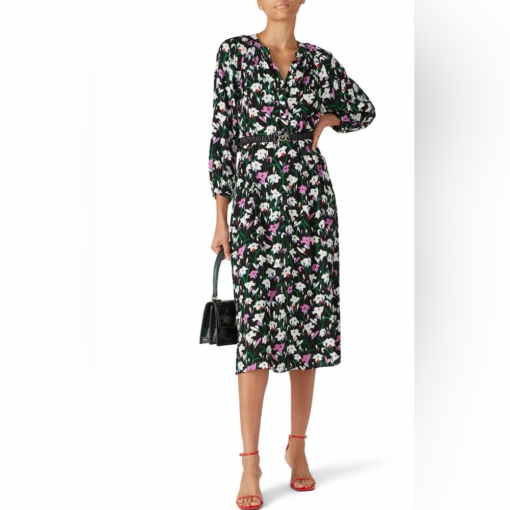Veronica Beard Cecelia Dress $495 No Waist Tie Included